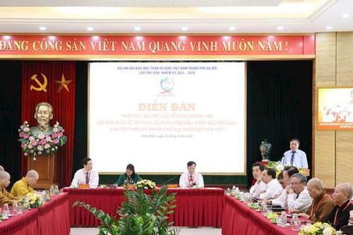 Phát huy vai trò của nhân sĩ, trí thức, chức sắc tôn giáo trong xây dựng khối đại đoàn kết toàn dân tộc