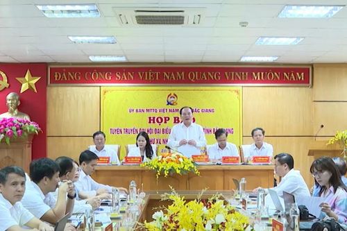 Đại hội đại biểu MTTQ tỉnh Bắc Giang diễn ra trong ngày 28 và 29/8