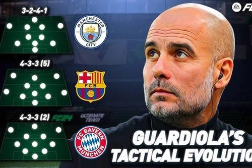 Guardiola hé lộ lý do phải liên tục tiến hóa về chiến thuật