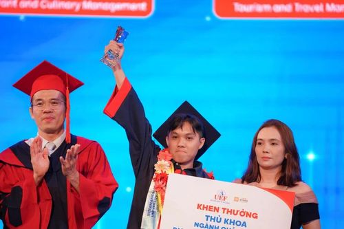 Tân cử nhân Trường ĐH Kinh tế - Tài chính TPHCM gây ấn tượng về năng lực tiếng Anh