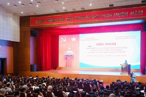 Hải Phòng: Tuyên truyền, phổ biến luật mới đến cán bộ cơ sở