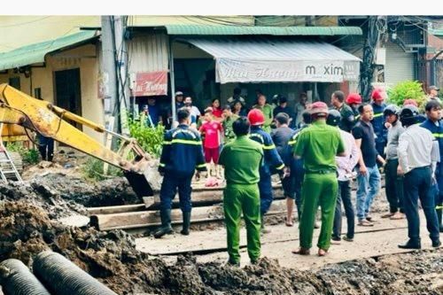 Hai công nhân bị vùi lấp tại công trình ở Cần Thơ
