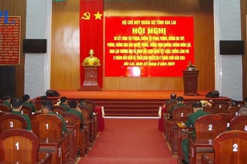 Bộ Chỉ huy Quân sự tỉnh Gia Lai tổ chức sơ kết công tác phòng, chống tội phạm
