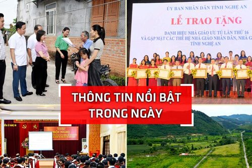 Nghệ An: Thông tin nổi bật ngày 23/8