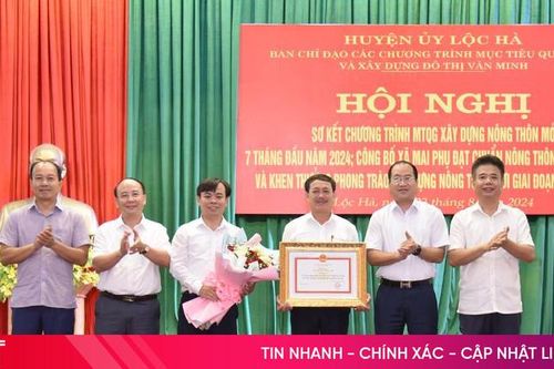 Lộc Hà tiếp tục đạt nhiều kết quả quan trọng trong xây dựng nông thôn mới