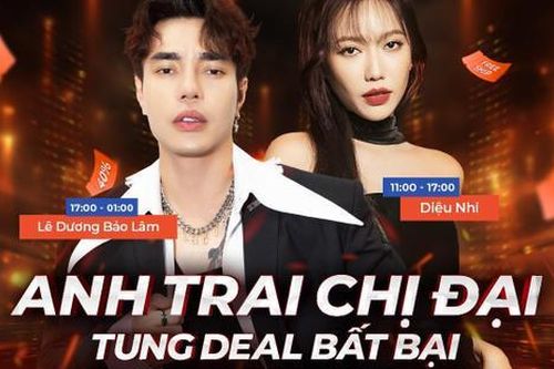 Dương Lâm và Diệu Nhi khuấy đảo Shopee live ngày 25/08 với loạt deal khủng