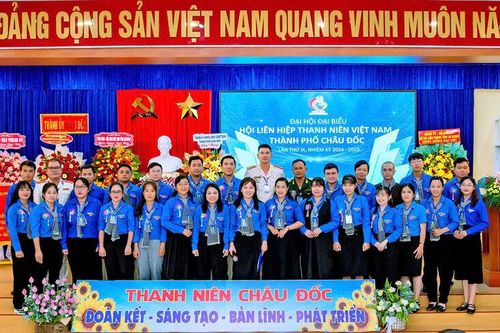 Đại hội Hội Liên hiệp Thanh niên Việt Nam TP. Châu Đốc lần thứ IX (nhiệm kỳ 2024 – 2029) thành công