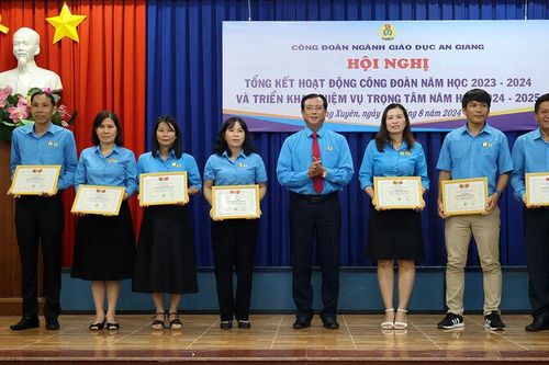 Tổng kết hoạt động Công đoàn ngành Giáo dục An Giang, năm học 2023-2024