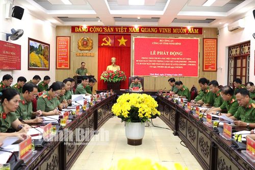 Phát động phong trào thi đua đặc biệt chào mừng kỷ niệm 80 năm Ngày truyền thống Công an nhân dân Việt Nam