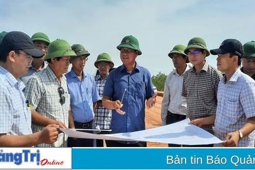 Đẩy nhanh tiến độ thi công đường tránh phía Đông TP. Đông Hà