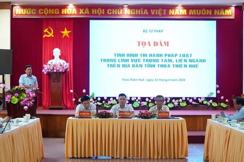 Tọa đàm thi hành pháp luật trong lĩnh vực trọng tâm, liên ngành