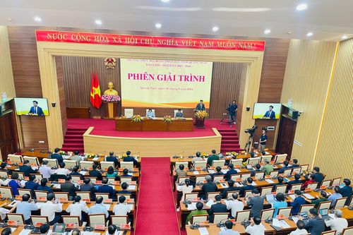 Quảng Ngãi: Thường trực HĐND tỉnh tổ chức giải trình nhiều vấn đề cử tri quan tâm