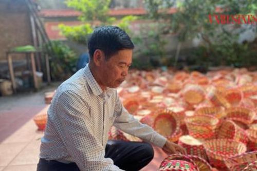 90% sản phẩm mây tre đan của HTX được xuất ngoại, cả làng không ai thất nghiệp