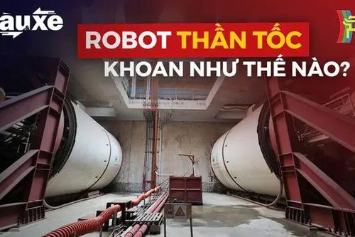 Robot Thần Tốc đã khoan hơn 70m hầm Nhổn – Ga Hà Nội | Bản tin Tàu và Xe | 23/08/2024