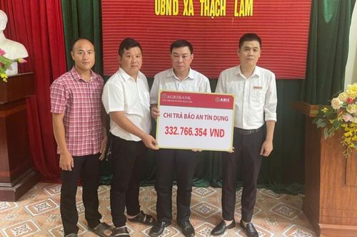Chi trả quyền lợi bảo hiểm Bảo an tín dụng cho gia đình khách hàng tại Bảo Lâm