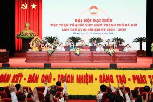 Hiệp thương cử nhân sự Ủy ban MTTQ Việt Nam Thành phố Hà Nội khóa XVIII gồm 145 người