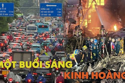 Mưa lớn 'nhấn chìm' TP Thái Nguyên, người dân di chuyển bằng thuyền