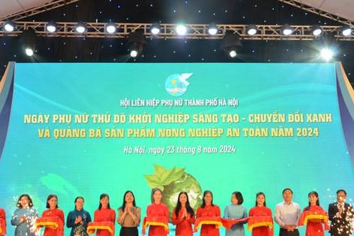 Khai mạc Ngày phụ nữ khởi nghiệp sáng tạo - chuyển đổi xanh