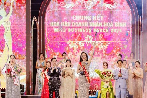 Hoa hậu Doanh nhân Hòa bình 2024 gọi tên Hoắc Thị Huyền