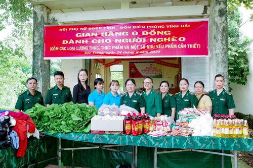 Mô hình 'Gian hàng 0 đồng' dành cho người nghèo khu vực biên giới biển