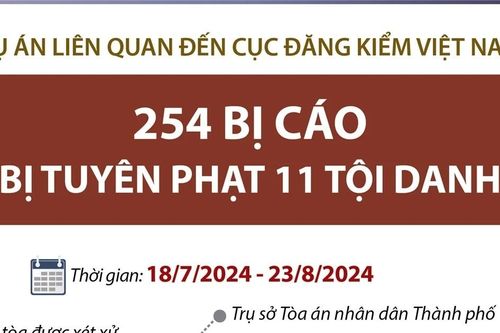 Các bị cáo vụ án liên quan đến Cục Đăng kiểm Việt Nam nhận án phạt đích đáng