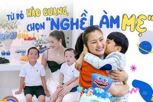 Thấy gì từ việc diễn viên Ngọc Lan 'giải nghệ' để chăm con?
