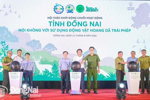 Khởi động chuỗi hoạt động 'Đồng Nai nói không với sử dụng động vật hoang dã trái phép'