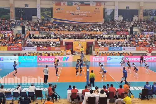 Khai mạc Giải Bóng chuyền nữ quốc tế VTV Ferroli Cup 2024