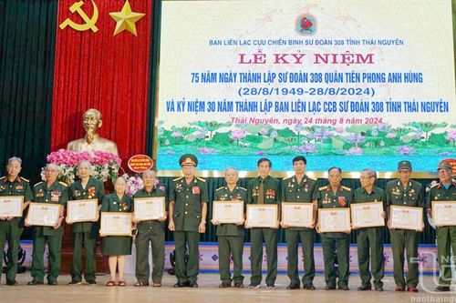 Kỷ niệm 75 năm thành lập Sư đoàn 308 Quân Tiên phong