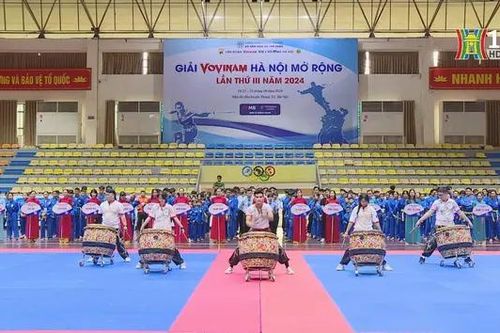 Khai mạc Giải Vovinam Hà Nội mở rộng lần thứ III