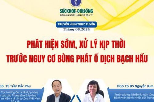 Truyền hình trực tuyến: Phát hiện sớm, xử lý kịp thời trước nguy cơ bùng phát ổ dịch bạch hầu