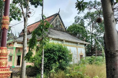 Di tích lịch sử quốc gia chùa Cao Dân ở Cà Mau xuống cấp