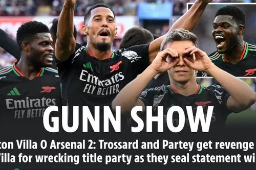 Chùm ảnh: Arsenal hạ đối thủ khó chịu Aston Villa