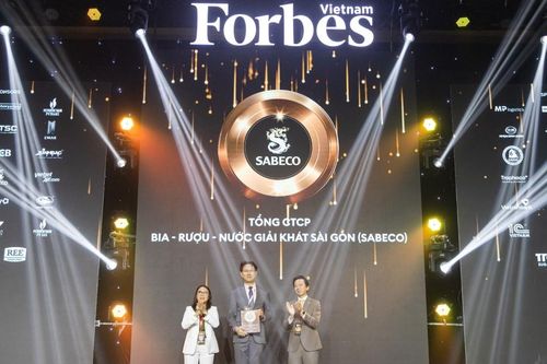 Tăng trưởng tốt giúp Sabeco lần thứ 7 vào top 50 công ty niêm yết của Forbes