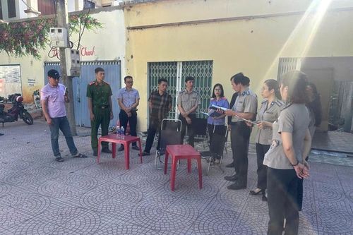 VKSND TP Hà Tĩnh tham gia kiểm sát cưỡng chế thi hành án