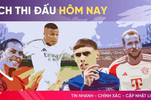 Lịch thi đấu bóng đá hôm nay 25/8/2024 - Lịch thi đấu cập nhật mới nhất: Liverpool, Real, Bayern Munich ra sân tối nay