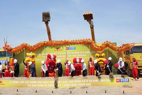 Động thổ Nhà máy sản xuất, chế tạo động cơ Kim Long Motor Huế