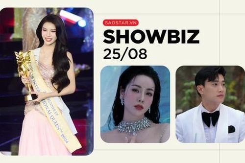 Showbiz 25/8: Tường San đạt danh hiệu Á hậu 2, Quốc Trường chụp ảnh cưới?