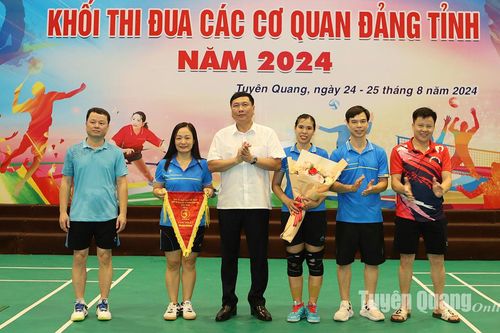 Bế mạc Giải thể thao Khối thi đua các cơ quan Đảng tỉnh năm 2024