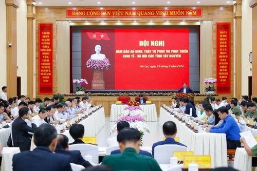 Thủ tướng: Lấy phát triển là nguồn lực để giữ vững an ninh, trật tự Tây Nguyên