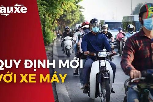Những quy định mới đối với người đi xe máy từ đầu năm 2025 | Bản tin Tàu và Xe | 25/08/2024