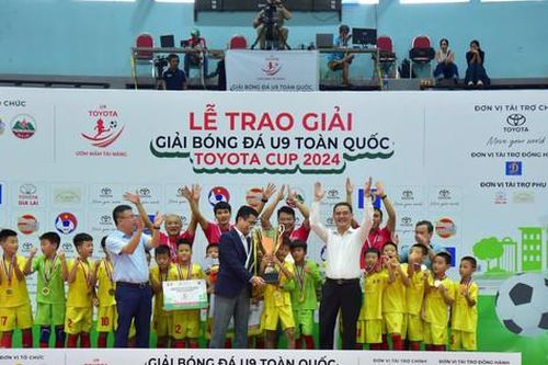 U9 Gia Bảo Hải Dương đăng quang ngôi vô địch Giải Bóng đá U9 toàn quốc 2024