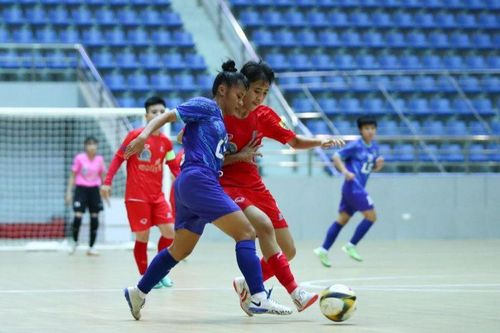 Thái Sơn Nam TP Hồ Chí Minh dẫn đầu Giải futsal nữ quốc gia sau lượt 1