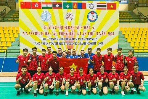 Việt Nam dẫn đầu giải đá cầu vô địch châu Á 2024