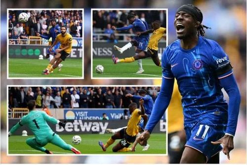 Chùm ảnh: Chelsea 'vùi dập' Wolves