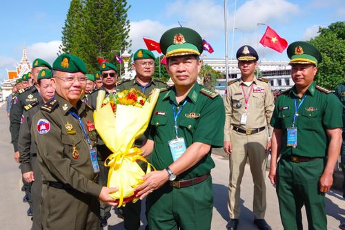 Bắt đầu các hoạt động trong Chương trình Giao lưu sĩ quan trẻ BĐBP Việt Nam và sĩ quan trẻ Lục quân, Hiến binh Campuchia lần thứ 2, năm 2024