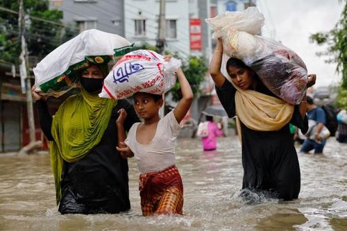 Lũ lụt ở Bangladesh: 20 người thiệt mạng, hơn 5 triệu người bị ảnh hưởng