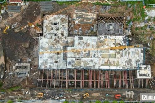 Hà Nội: Cận cảnh dự án chung cư khiến mặt đường nứt toác