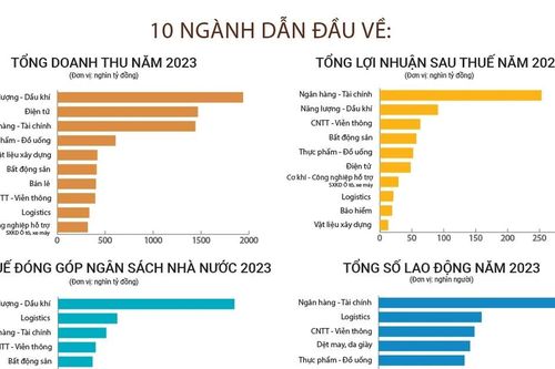 Công bố các nhóm ngành tạo giá trị hàng đầu Việt Nam