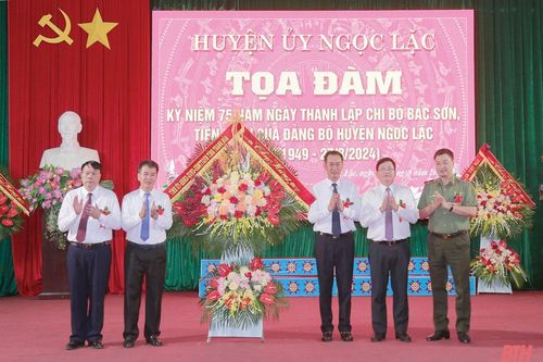 Kỷ niệm 75 năm ngày thành lập Chi bộ Bắc Sơn - tiền thân của Đảng bộ huyện Ngọc Lặc